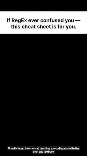 What Is RegEx? All You Need to Know in 60s 🧵 #regex #coder #developer #bca #mca #btech #mtech