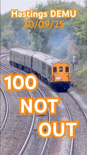 Historic Hastings DEMU on the Chiltern Mainline! (100 Not Out Railtour) #trainspotting #dieseltrain