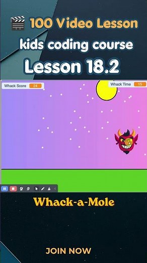 Scratch tutorial | L 18.1 |How to Create a Game in Scratch 3 | Whack-a-Mole Game Tutorial #scratch