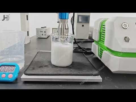 small scale ultrasonic homogenizer for nano particles dispersion