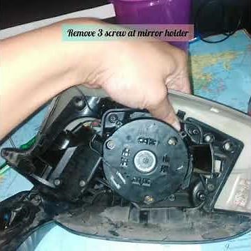 Hyundai elantra MD side mirror replacement (motor gear)