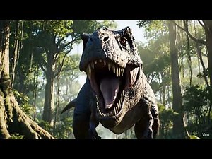 T-rex vs Velociraptor😱