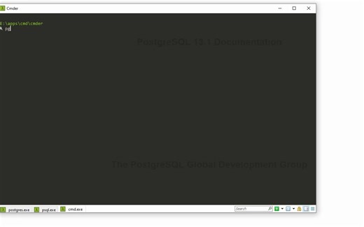 psql doc 1.4. pgadmin4