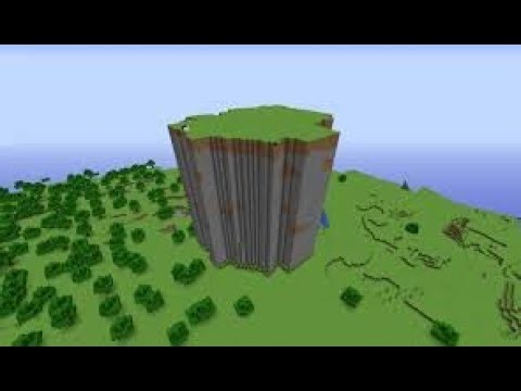 Finding a Monolith in Minecraft Infdev version!
