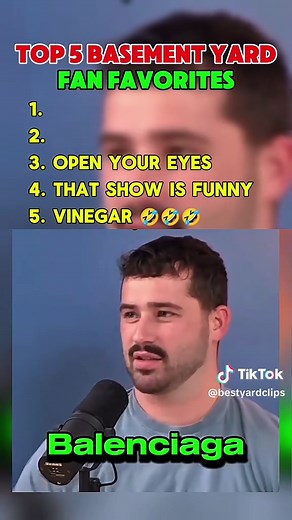 Top 5 Basement Yard fan favorites 😭😭😭@The Basement Yard #basementyard #basementyardpod #basementyardpodcast #podcasting #funnytiktok