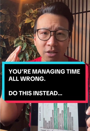 Why You're Managing Time WRONG (Manage Energy Instead) Most productivity advice is about time management. Block your calendar, time-box tasks, protect your hours. But here's the problem: not all hours are equal. You have maybe three or four hours a day of peak cognitive energy. That's when your brain is sharp, focused, capable of deep work. The rest of the day you're running on fumes—good for email and meetings but not real thinking. So stop treating all hours the same. Do your hardest work duri