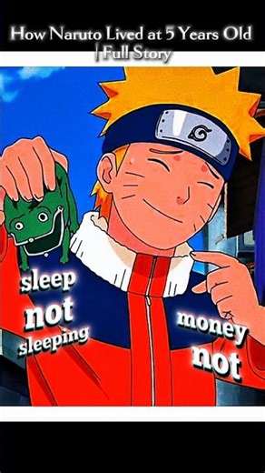 How Naruto Lived at 5 Years Old | Full Story in 10 second 😭