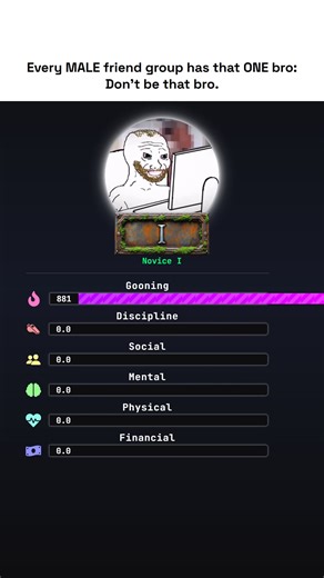 The Goonmaxxer 💀🥀 App called Endeavorise 🔥 #bro #motivation #discipline #grindset