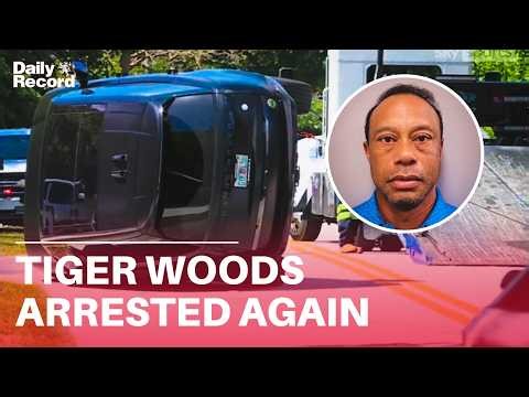 Tiger Woods charged with driving under the influence after Florida car crash