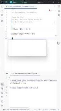 🗣️🎧: 🇨🇭 | 🧮 Basic Python - Challenges - "005_Intermediate_CheckAnyTrue" | #python #education #basics