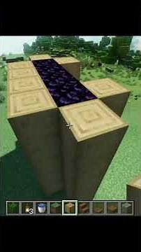 Cool Nether Portal #minecrafttutorial