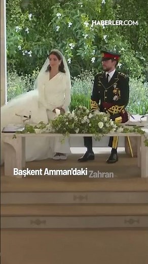 Ürdün Kralı'nın Oğlu Veliaht Prens Hüseyin, Görkemli Bir Düğünle Evlendi