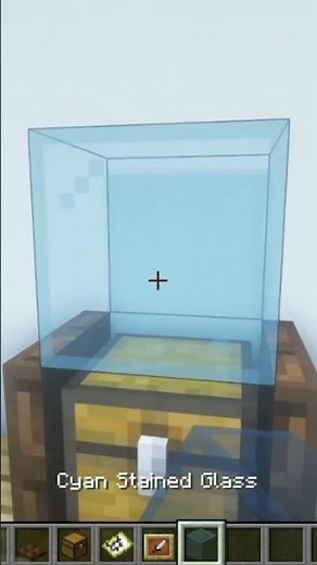 Minecraft: How to make a Fish Bowl | #shorts