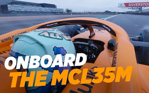 里卡多驾驶迈凯伦MCL35M的首秀