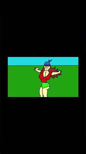 May springtime cartoon