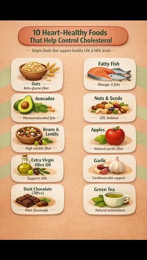 10 Heart-Healthy Foods That Naturally Help Control Cholesterol