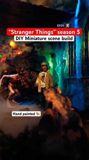 Creating Stranger things Season 5 Miniature scene #episode9