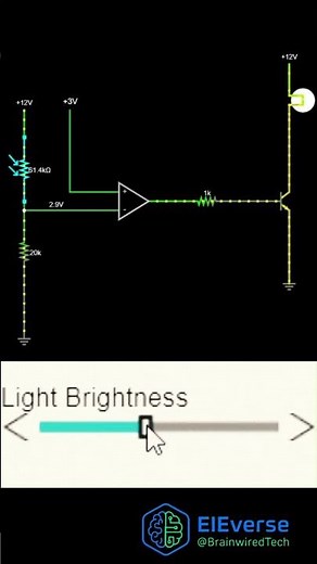 AUTOMATIC STREET LIGHT USING OP-AMP COMPARATOR + LDR