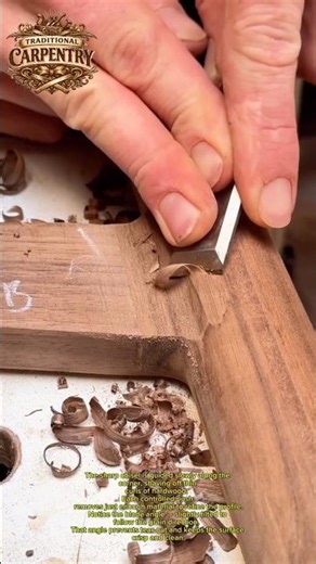 Perfect Edge Shaping with a Chisel 🔥 #Woodworking #HandTools #DIY
