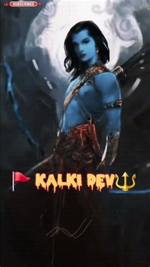#KalKi Dev Mahima Avatar Hindi devotional powerful song Dharm Adharm short clip YouTube viral video#