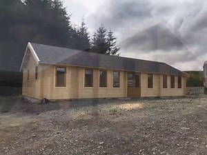 Throwback to last summer when we visited the beautiful town of Hexham in Northumberland to build this stunning cabin for the Kennel Club! ❤ Please message us with your email address, location and requirements if you would like a quotation or price match for a similar project or you can call and have a chat on 01606 590609 | Beaver Log cabins | Facebook