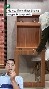 Ide kreatif meja lipat dinding yang unik dan praktis | Imam Kya