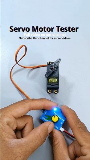 Servo Motor Tester Circuit, Subscribe our channel for more videos ‪@Arduino_Sparks‬