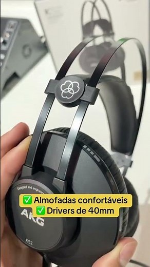 Review Fone de ouvido AKG K52