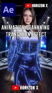 【After Effects Tutorial】Animation Scanning Transition Effect