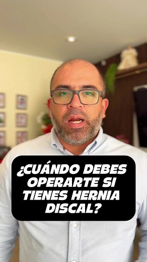 Cuándo operar una hernia discal: señales de alerta