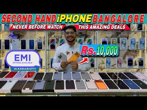 Never BEFORE Watch iPhone in Bangalore @10,000 🔥 Used Mobile Bangaluru