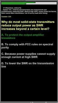 Ham Radio Technician license exam, Section T7C Antenna and transmission line measurements #ham