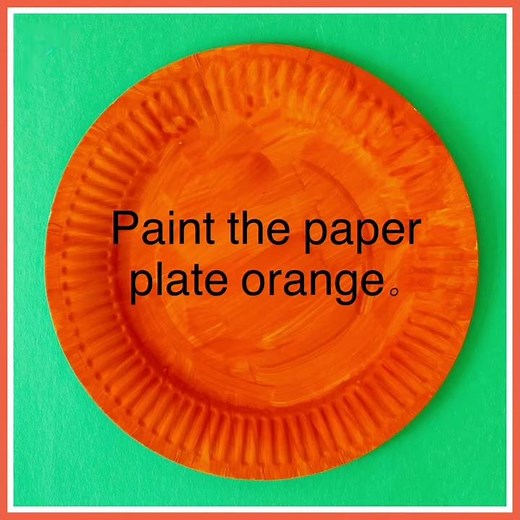 Paper Plate Fox Craft