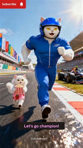 The Evil Dog Tried to Destroy the Race But the Kitten’s Comeback SHOCKED Everyone! #shortsfeed #cat