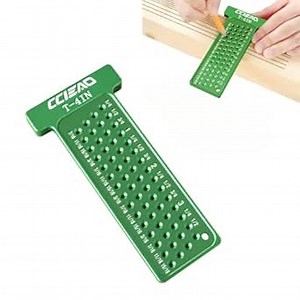 Pocket T-Square Ruler Woodworking Scriber Aluminum Alloy Square Layout Scriber Marking Gauge for Carpentry Line Drawing Measuring Tool and Cross Calibration (T-4IN (Inch)) - Amazon.com