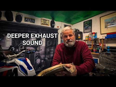 BMW F850GS Adventure resonator delete (Deeper exhaust Sound + Weight Reduction)