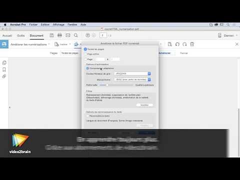 Tutoriel Acrobat DC : Améliorer des documents numérisés | video2brain.com