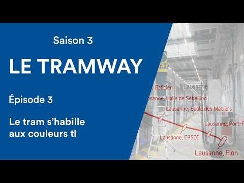 Le tram s'habille aux couleurs tl