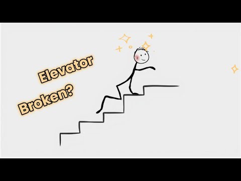 Elevator Broken?! This Stick Figure’s Epic Stair Climb Will Make You LOL 😂