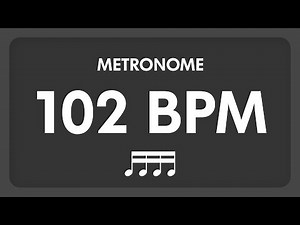 102 BPM - Metronome - 16th Notes