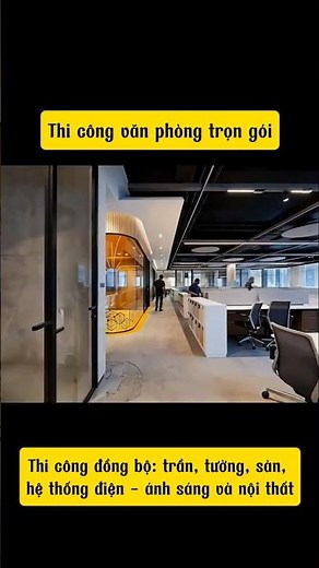 Thiết kế nội thất văn phòng làm việc đẹp #ohadecor #thicongtrongoi #thietkevanphong #vanphongdep