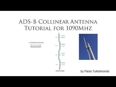 How to build a Collinear Antenna for ADS-B 1090 Frequency Part 1
