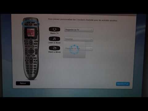 Tutorial pour la configuration de la télécommande Logitech Harmony 650