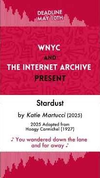 “Stardust” by Katie Martucc, WNYC Public Song Project 2025