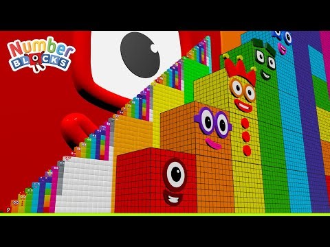 NEW! Numberblocks Standing Tall Step Squad Song 1 to 15,000,000 BIGGEST - Counting Fun!