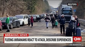 Ukranians are packing up their suitcases and heading for the border anyway they can to escape the fighting as Russian forces invade. If you would like to help people in Ukraine who may need food, shelter and water, please visit CNN.com/impact. | CNN