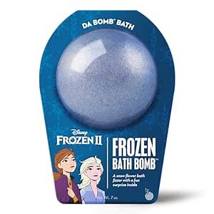 Da Bomb Bath Disney Frozen Bath Bomb - Snow Flower Fragrance - 7oz - Made in USA
