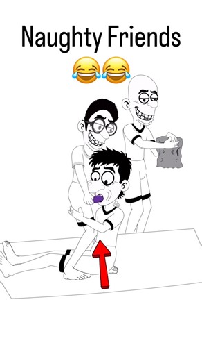 Happy Motion Animations on Instagram: "Rule #1 of the sleepover: NEVER fall asleep first 💀"