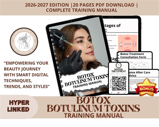 Advance Botox Training Manual: Nurse Injector Guide Edition 2026 - Etsy
