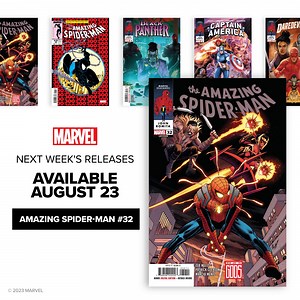 3.7K views · 416 reactions | Flip through the new #MarvelComics releasing next Wednesday!  Find a shop at comicshoplocator.com and read more comics on the Marvel Unlimited app. | Marvel | Facebook